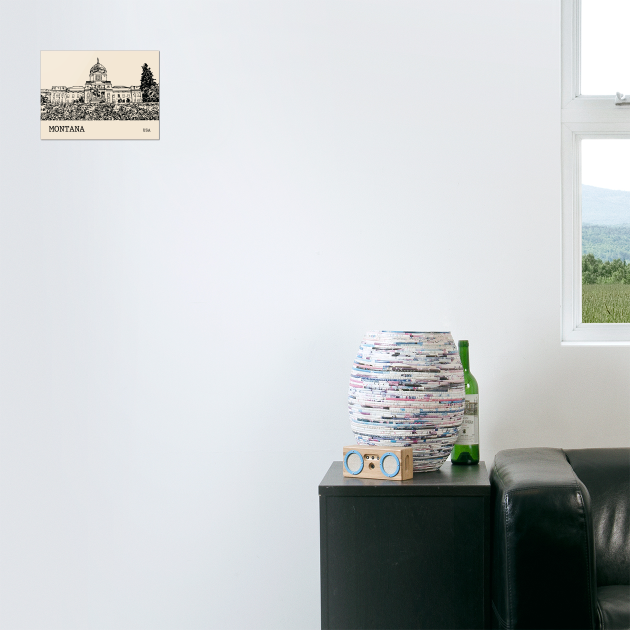 Montana State USA by Lakeric